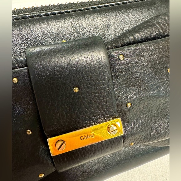 Chloe black leather clutch/Wallet! ✨👜
